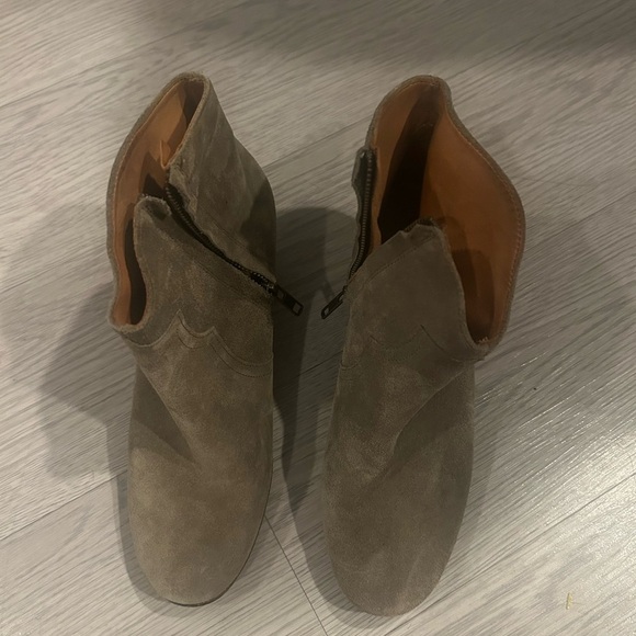 Isabel Marant Etoile Block Heel Suede Dicker Boots Size EU38 - Picture 4 of 8